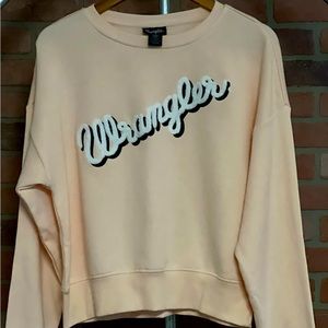 Wrangler Script Drop Shoulder Pullover Sweater